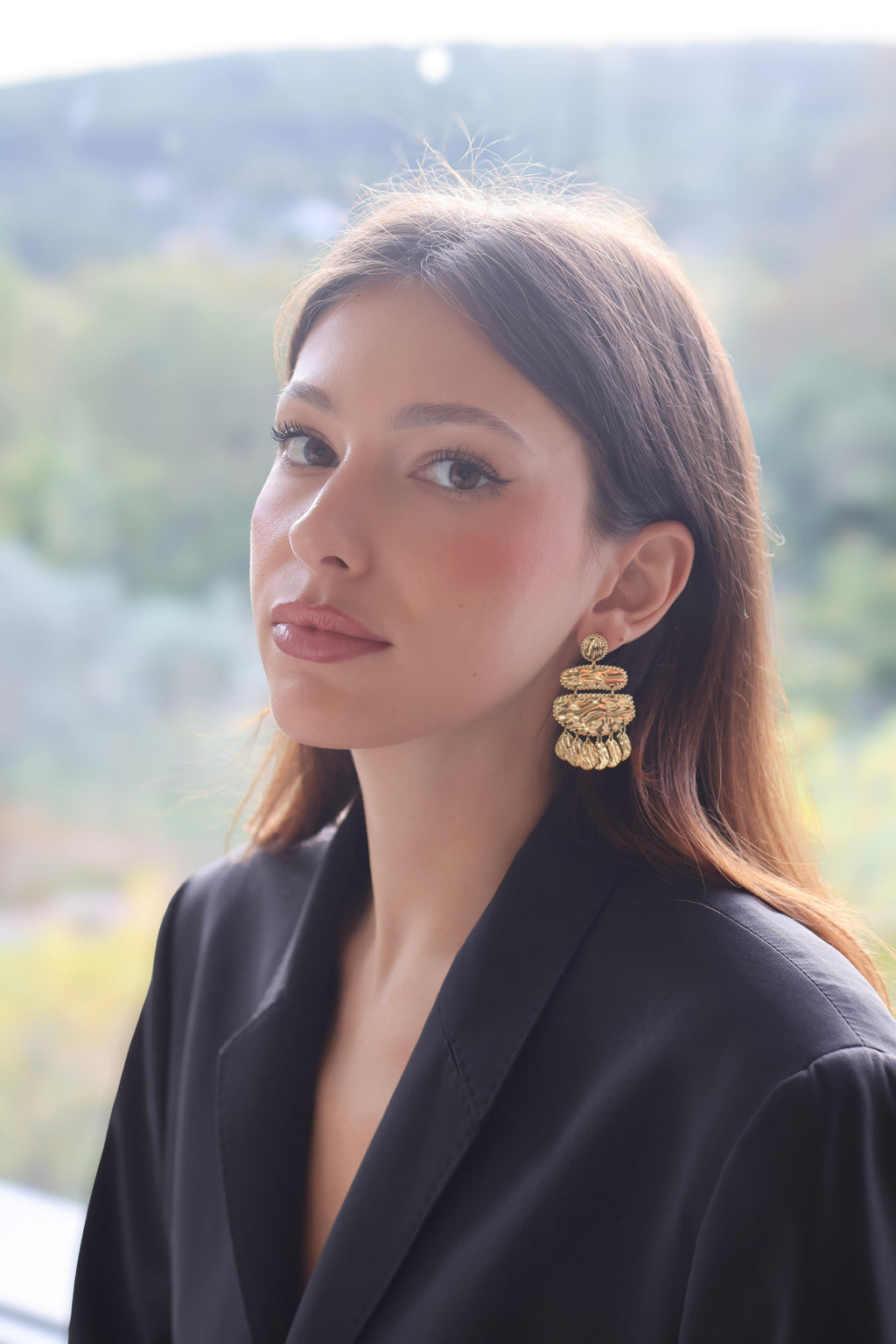 grosses boucles d'oreilles